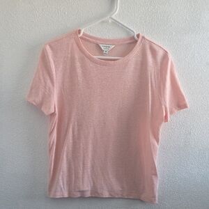 Banana Republic Linen Blend Shirt Pink Size M